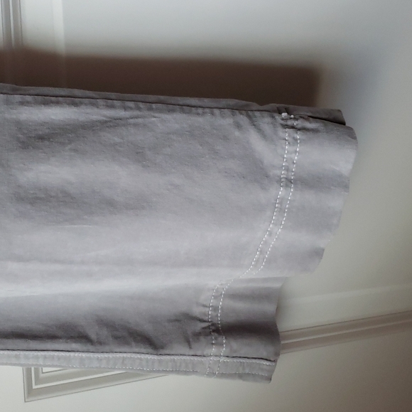 Billy Blues Silver Gray Flare Boot Cut Velvet Pants size 2 - Picture 8 of 15